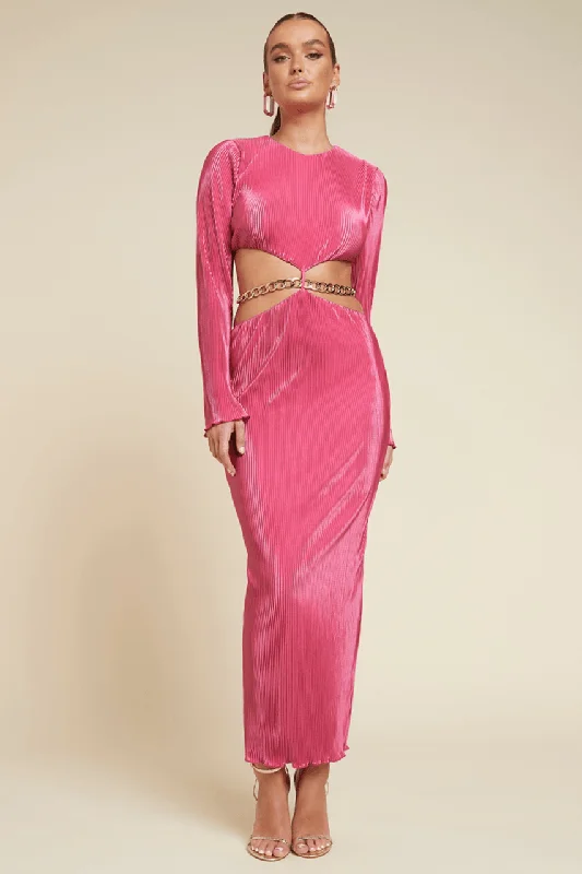 Shania Maxi Dress - Fuchsia