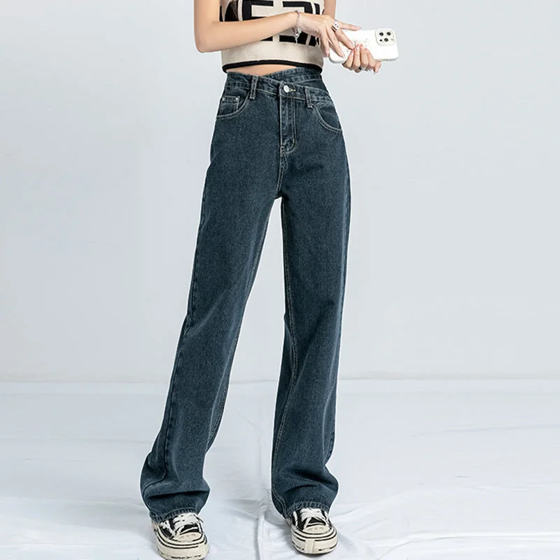 NiDELL: Women’s Elegant High Waist Long Pants for Summer