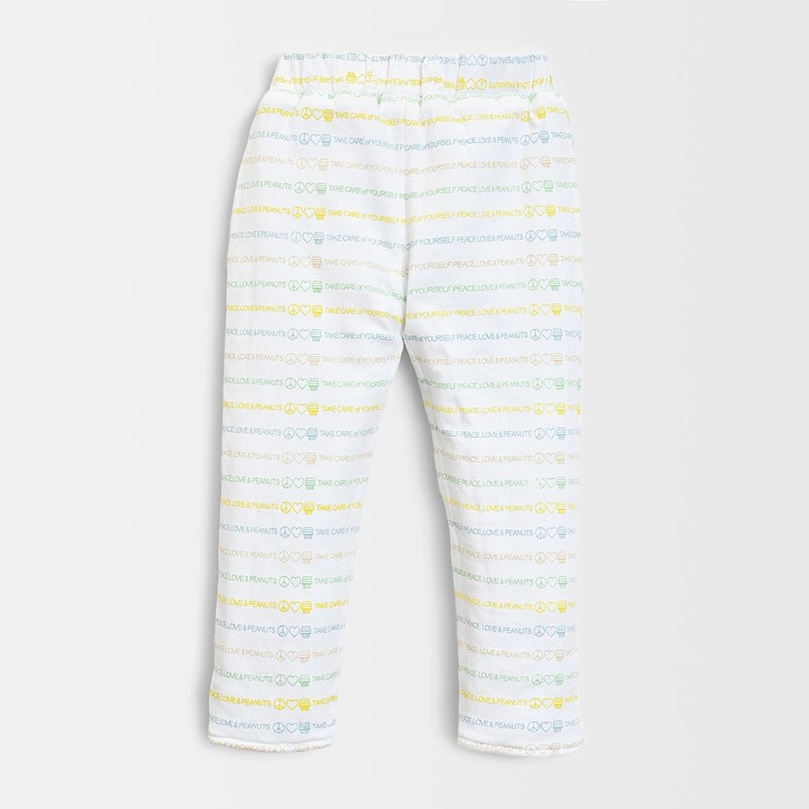 Peanuts™ Printed White Reversible Pajama