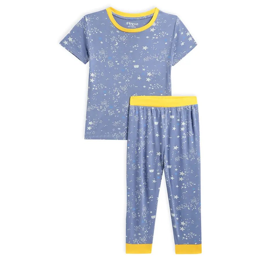 Baby Boy Star Print Slumber Set (Top & Pyjama)