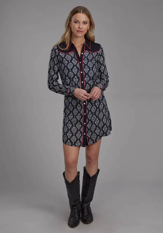 Women's Roper Long Sleeve Western Shirt Dress