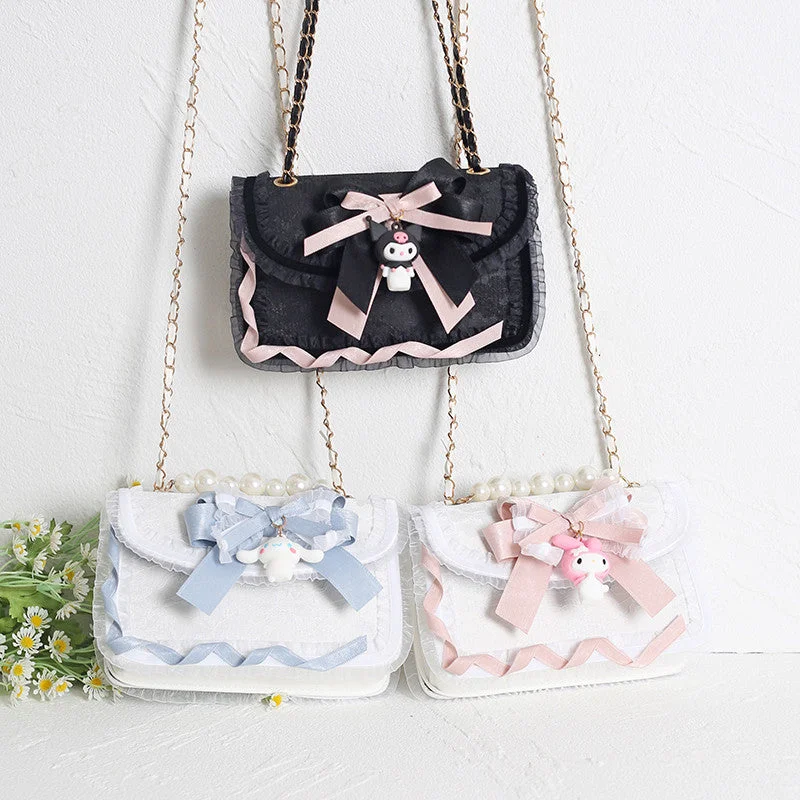 lolita lace bow  bag yv30679